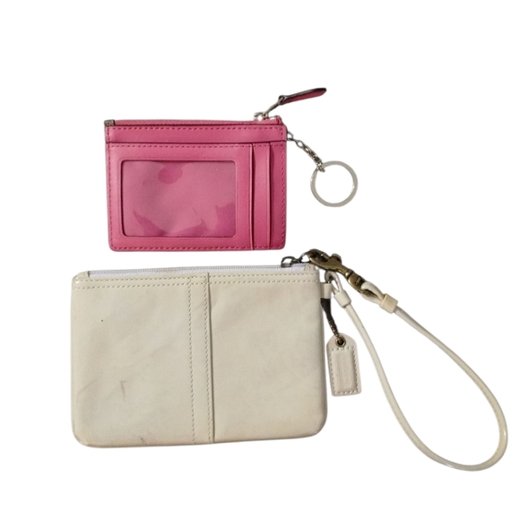 Coach Pink and Silver Clutch Wristlet - Picture 2 of 12